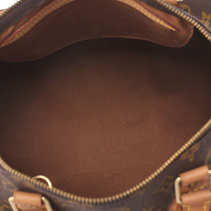 Louis Vuitton Monogram Speedy -30 Handbag M41526 Brown (gold Hardware) [no