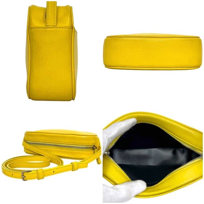 Balenciaga Shoulder Bag Camera Bag XS Yellow Everyday