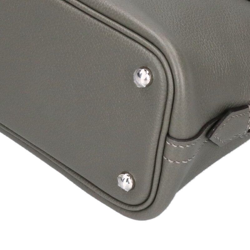 Hermes Bolide 1923 Mini 18 B Engraved Svhardware Evercolor Leather Handbag With