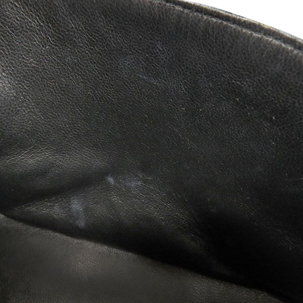 Chanel Shoulder Bag Matelasse 25 Flap Bag Caviar Skin Black Silver Hardware