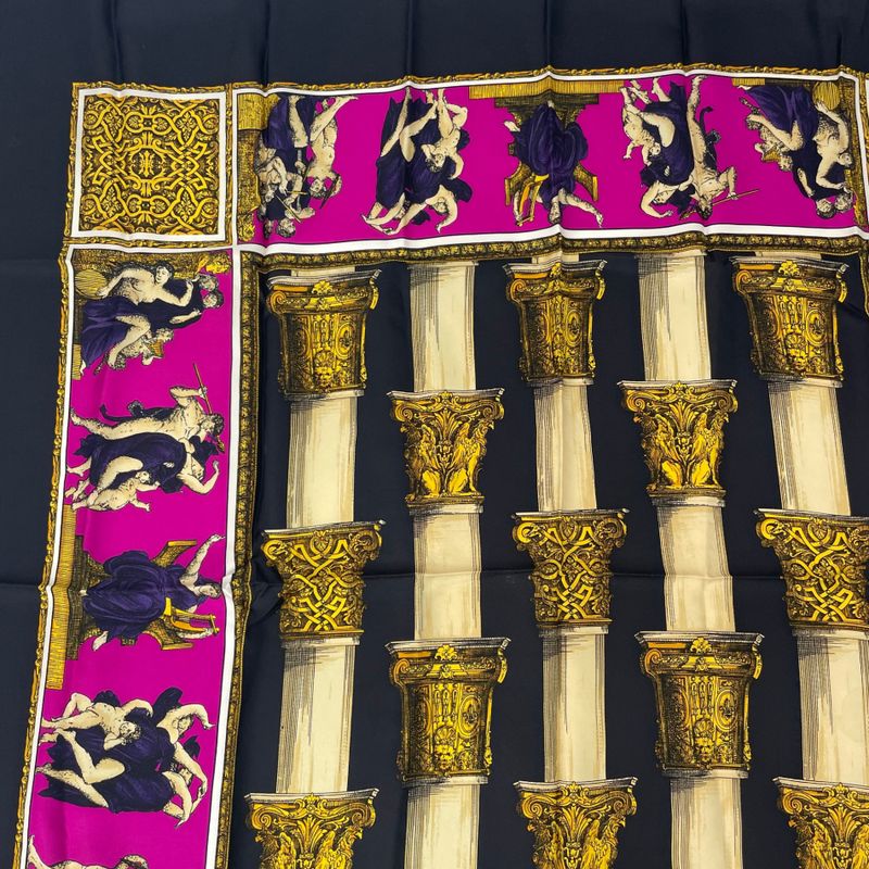 Celine Silk Scarf Multicolor