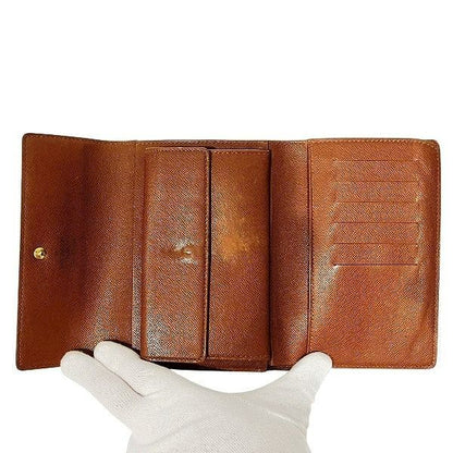 Louis Vuitton Monogram Porte Trésor Ettui Papier M61202 Trifold Wallet Unisex
