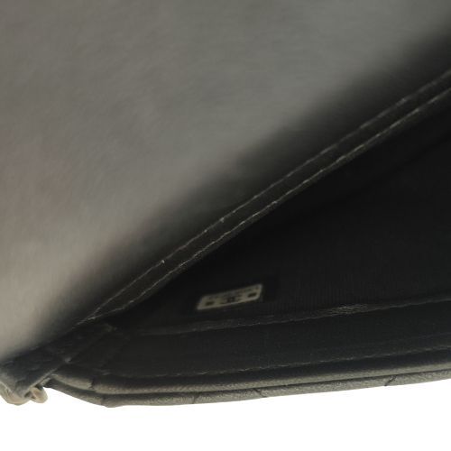 Chanel Shoulder Bag Lamb Shoulder Wallet Phone Case Black