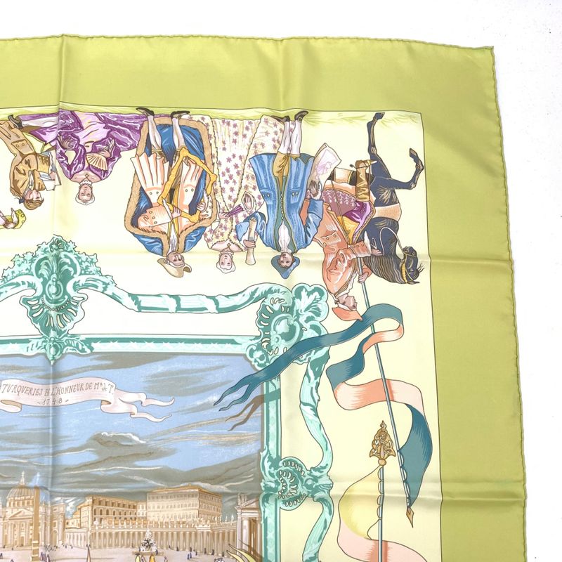 Hermes Carre 90 Silk Scarf Bandana Turqveries EN L'honneur DE MHT Turkish March