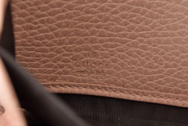 Gucci Long Wallet Petit Marmont Leather Pink Beige 456117