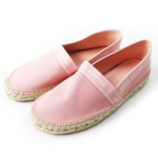 Louis Vuitton Croisseur Line Espadrille Flat Shoes/slip-ons Pink 35.5 Made In
