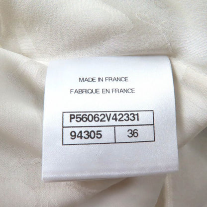 CHANEL P56062 All Lace Knee Length Cami Dress With Coco Mark Hardware Dress