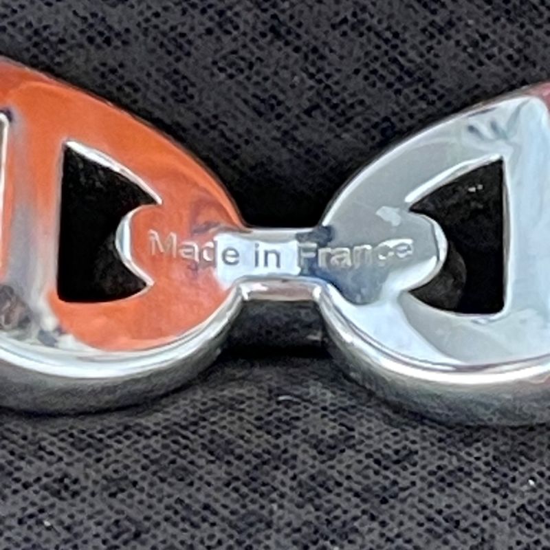 Hermes Chaine D'ancre Anchene Ring Size 12.5 Ag925 A25-2896