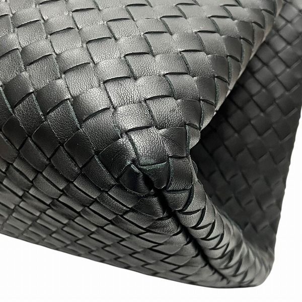 Bottega Veneta Intrecciato Roma 171265 Black Bag Tote Handbag Men's