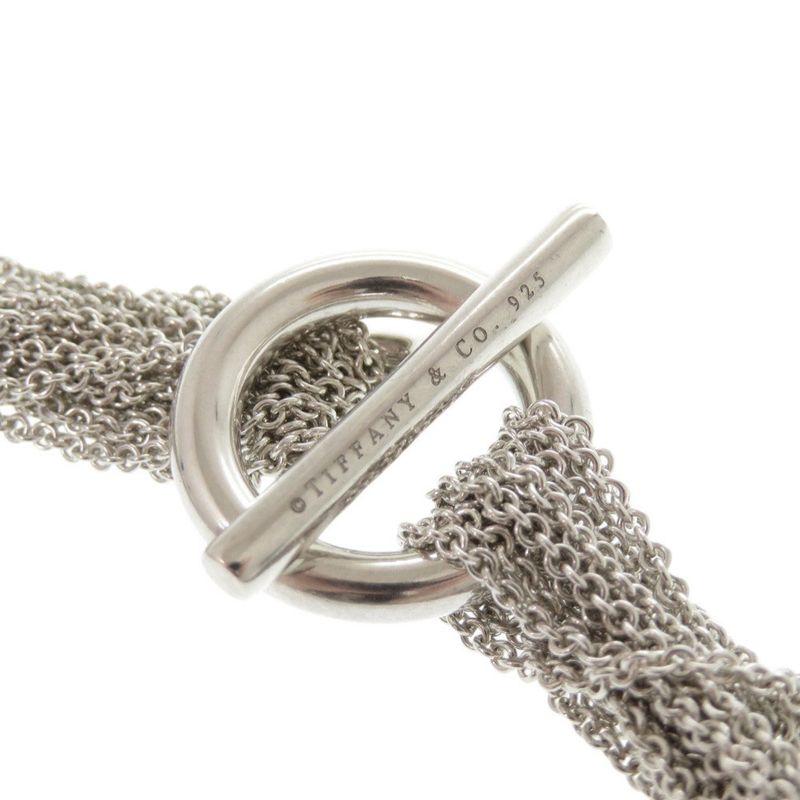 Tiffany & Co Open Heart Toggle Silver 925 Necklace 0275 Tiffany & Co