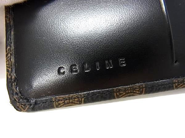 Celine Macadam Pattern PVC Trifold Wallet Billfold Coin Purse Ladies