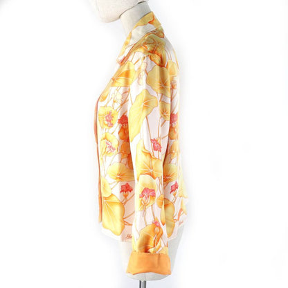 Hermes Vintage Margiela Period Les Capucines Gold Lotus Flower