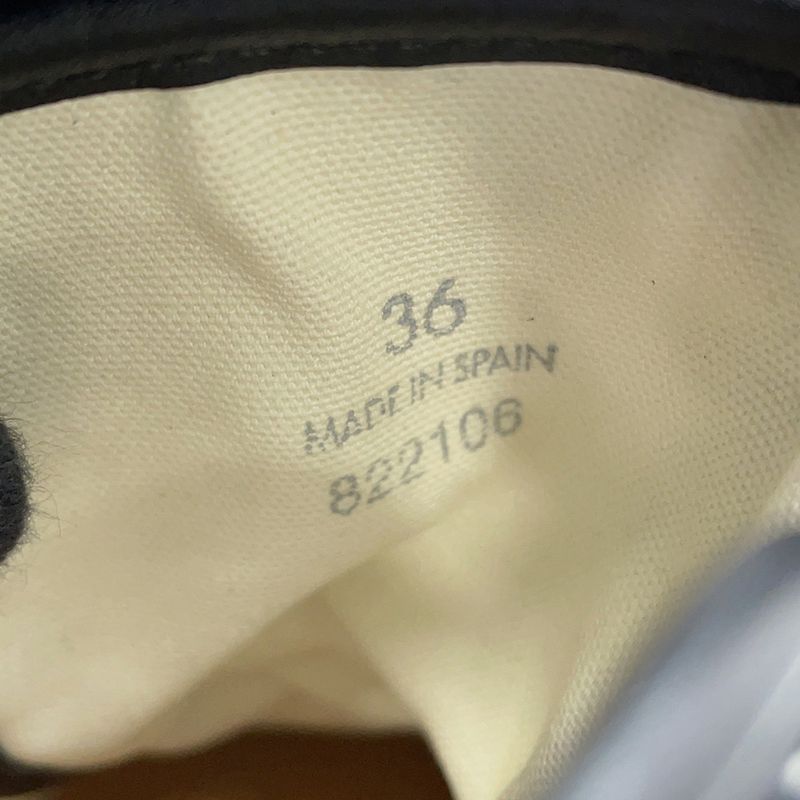 Loewe Sneakers Anagram High Cut Canvas 36 Shoes Navybeige