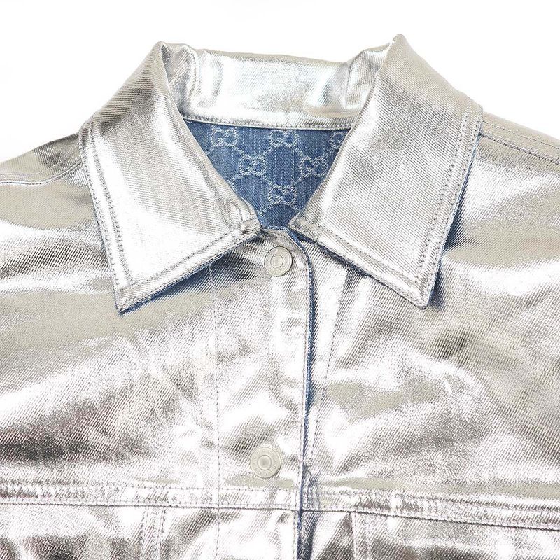 Gucci Sample 22aw GG Reversible Denim Jacket Reversible Over Denim Jacket