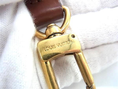 Louis Vuitton Leather Shoulder Strap For Bag Shoulder Crossbody Women Brown