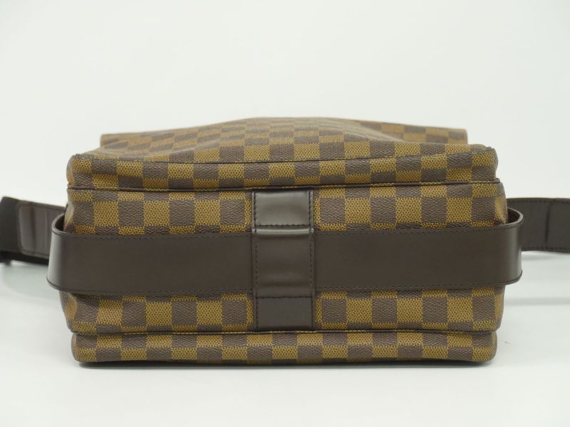 Authentic Louis Vuitton LV Naviglio Damier Ebène Shoulder Bag Messenger Bag