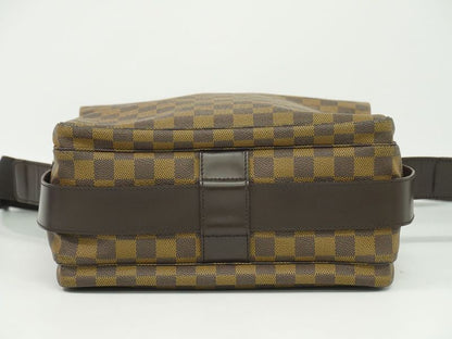 Authentic Louis Vuitton LV Naviglio Damier Ebène Shoulder Bag Messenger Bag