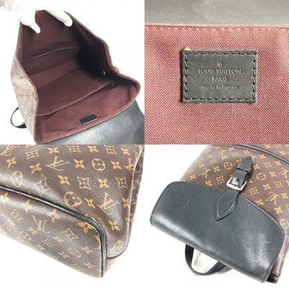 Louis Vuitton Backpack Sac Parc M40637 Monogram Macassar Canvas Brown