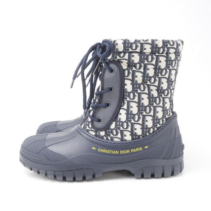 Christian DIOR D-venture Boots Size 36 1 2D Oblique Short Boots Snow Boots