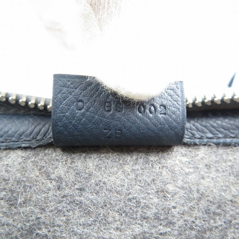 Hermes Toudou 29 Vaux Epson Felt Silver Hardware Grimoire Blue Indigo Lesan D