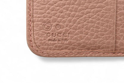 Gucci Wallet Fold Gucci Fold Wallet GG Canvas GG Beige Pink 346056