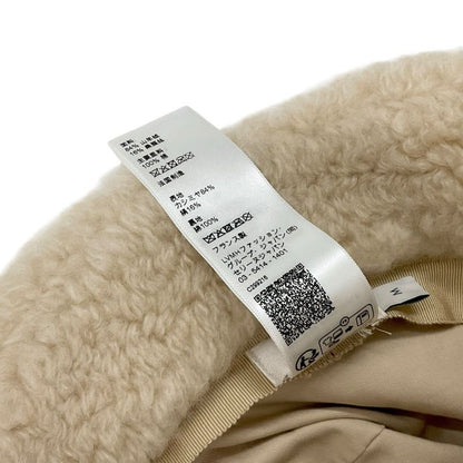 Celine Hat Cashmere Beige Triomphe Logo Bucket