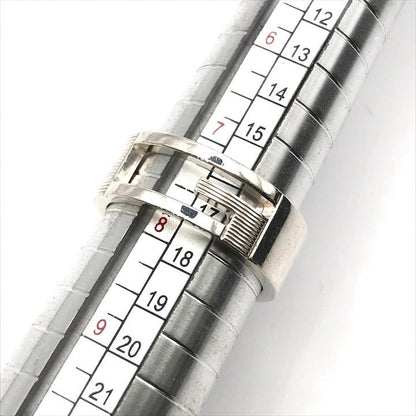 Gucci Brandet Ring Silver