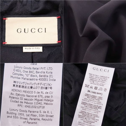 Gucci Jacket Collarless Wool Gabardine Outerwear