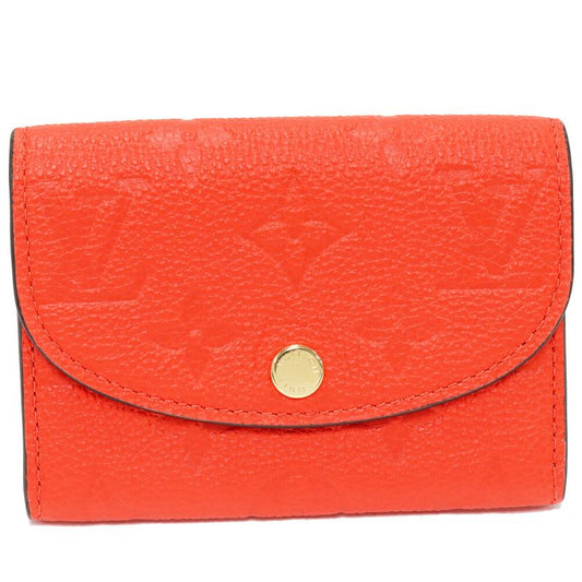 Louis Vuitton Coin Case Bifold Wallet With Coin Purse Monogram Empreinte Tonic