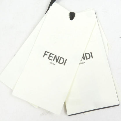 Fendi 2021 Fb0779 Linen Blend Logo Embroidery Embroidered Shorts Kinari 50