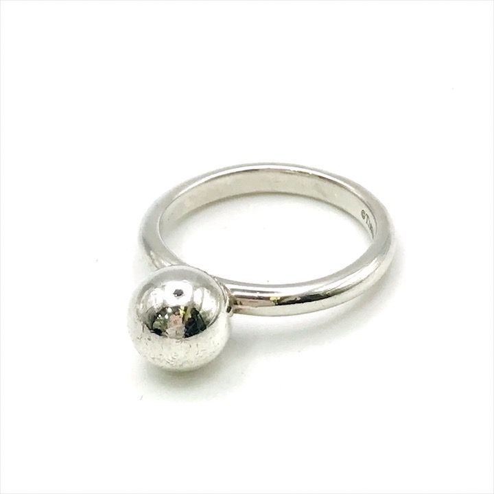 Tiffany & Co Ball Small Items Ring Silver