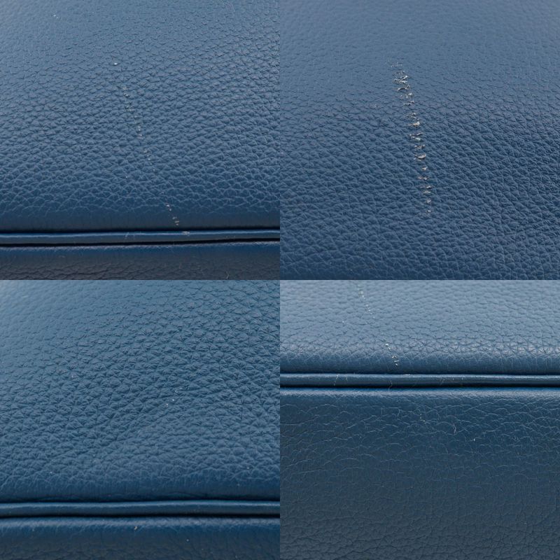 Hermes Masai PM Taurillon Clemence Blue □F Ladies Shoulder Bag