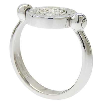 Bvlgari Bulgari Flip 18kwhite Gold × Lapis Lazuli × Diamonds #10.5 Ladies 6.3g