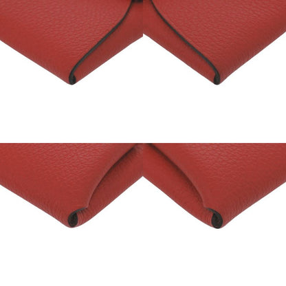 Hermes Bastia Evercolor Rouge Coup Silver Hardware Z Engraved (2021) Coin Case