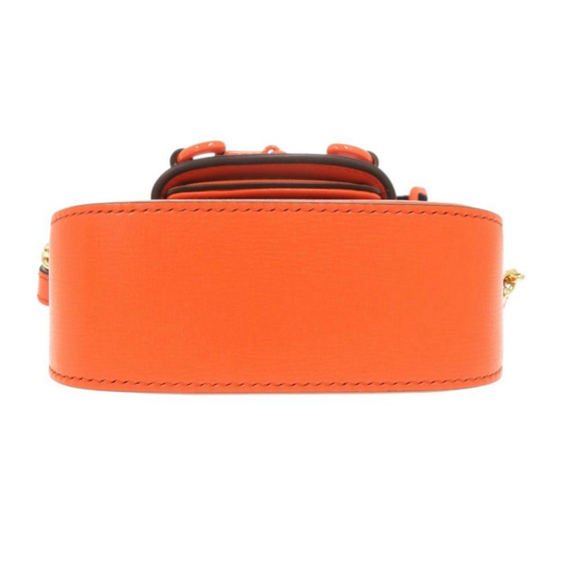 Gucci Horsebit 726863 Leather Orange Mini Shoulder Bag 0567 Gucci