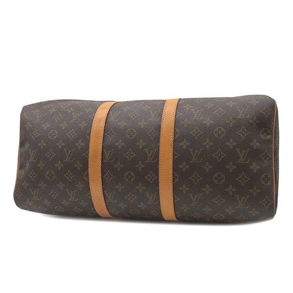 Louis Vuitton Boston Bag Keepall 50 Monogram Canvas Monogram Gold Hardware