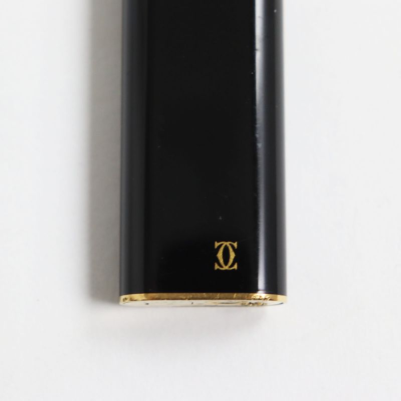Cartier Trinity Lacquer New Shape Logo Roller Type Gas Lighter Smoking