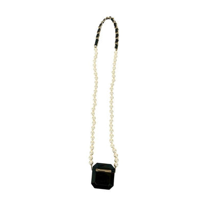 Chanel Airpodspro Necklace Case Chain Lambskin Fake 21BA