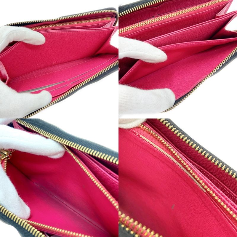 Louis Vuitton M60243 Multicolor PVC Zippy Wallet Black 403710 Long Wallet