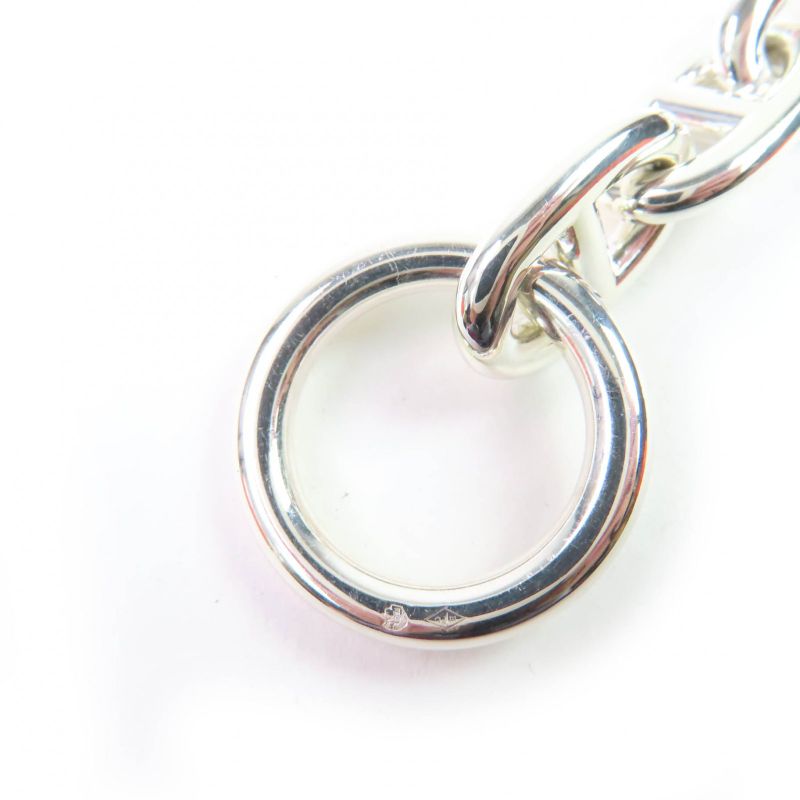 Hermes 2024 Chaine D'ancre MM Ag925 13 Frames Bangle Bracelet Silver With Box