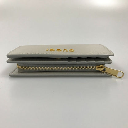 Gucci Bifold Wallet Script Zip Around Wallet 772640 Light Gray