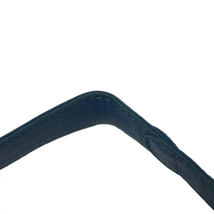 Loewe Shoulder Bag Flamenco Blue Leather