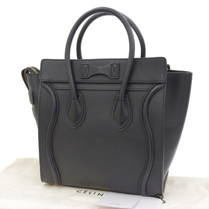 Celine Luggage Micro Shopper Handbag