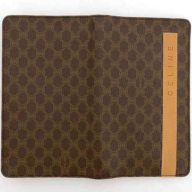 Celine Bifold Long Wallet Brown Macadam