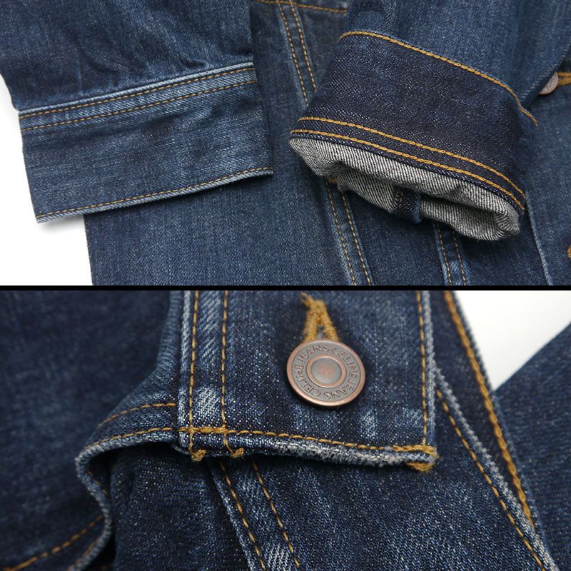 Celine Washed Denim Trucker Jacket M Indigo