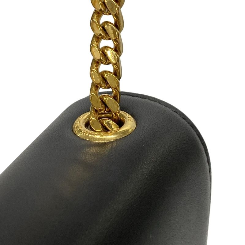 Saint Laurent Paris Kate Medium 354119 Black Chain Shoulder/tassel Leather