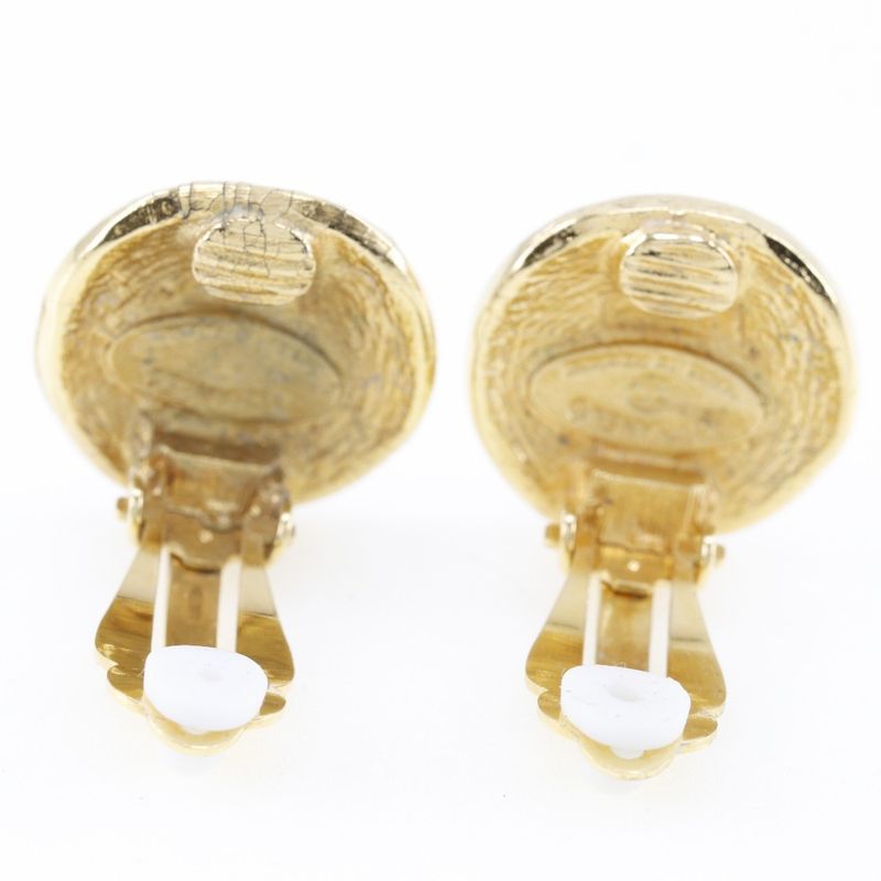 Chanel 31 RUE Cambon Vintage Gold Plated Ladies 10.2g Earrings