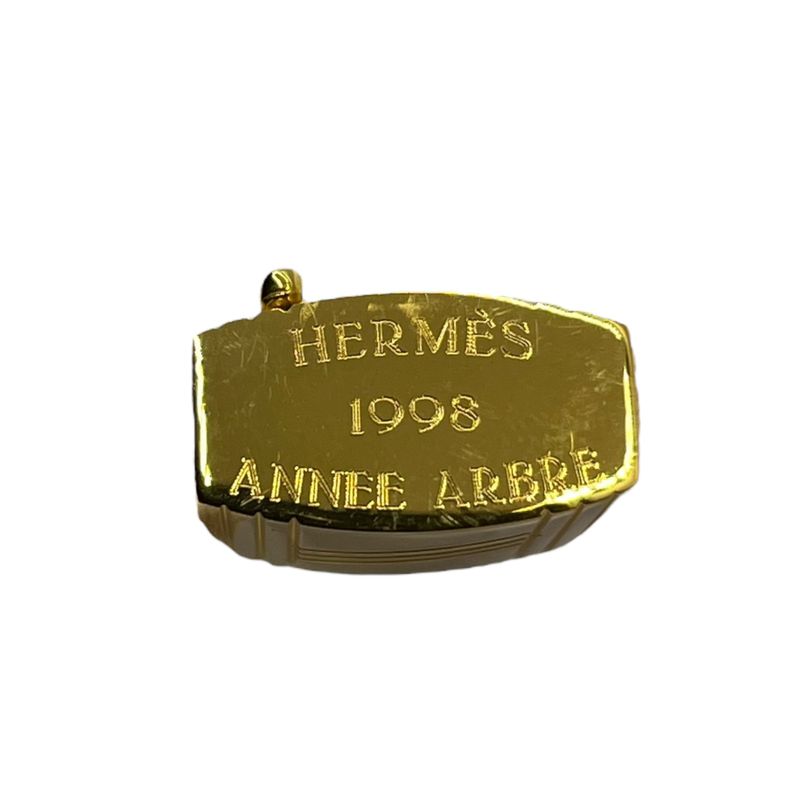 Hermes 1998 Limited Edition Padlock Cadena Charm Padlock Cadena Charm Annual