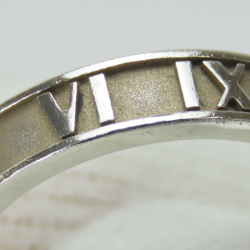 Tiffany & Co Ring / Ring Atlas 925 Silver Approx 3.2g Silver Narrow Accessories