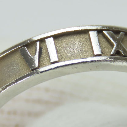 Tiffany & Co Ring / Ring Atlas 925 Silver Approx 3.2g Silver Narrow Accessories